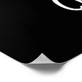 Eine in Cha-Million Funny Chameleon Pun Dark BG Poster (Ecke)