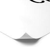 Eine in Cha-Million Funny Chameleon Pun Poster (Ecke)