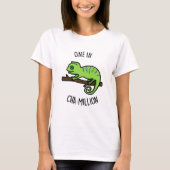 Eine in Cha-Million Funny Chameleon Pun T-Shirt (Vorderseite)