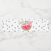 Eine in der Melon Water Flasche Wasserflaschenetikett (Einzelnes Label)