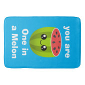 Eine in einem Melon Badematte (Vorderseite)