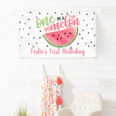 Eine in einem Melon-Birthday-Banner Banner (Insitu)