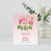 Eine in einem Melon First Birthday oder Babydusche (Stehend Vorderseite)