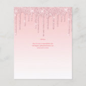 Eine in einem Melon First Birthday oder Babydusche (Rückseite)