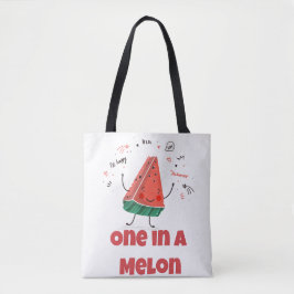Eine in einem Melon - Fun Summer Watermelon Tasche