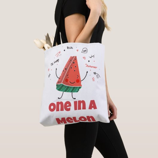 Eine in einem Melon - Fun Summer Watermelon Tasche (Von Nahem)