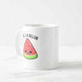 Eine in einem Melon Funny Fatermelon Pub Kaffeetasse (Vorderseite Links)