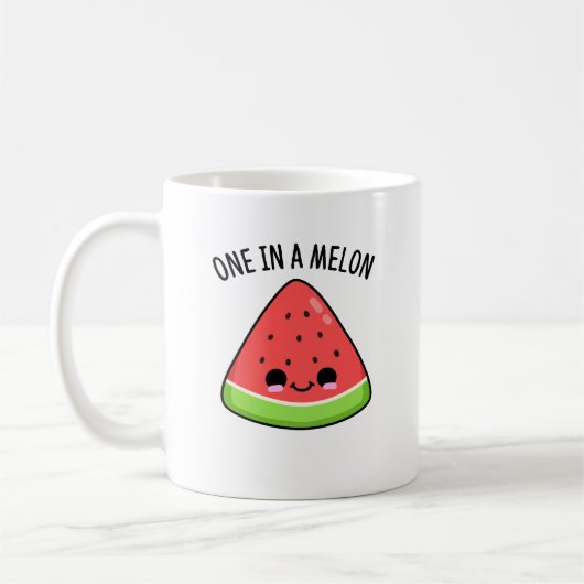 Eine in einem Melon Funny Fatermelon Pub Kaffeetasse (Links)