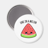 Eine in einem Melon Funny Fatermelon Pub Magnet (Vorderseite/Rückseite)