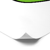 Eine in einem Melon Funny Fatermelon Pub Poster (Ecke)