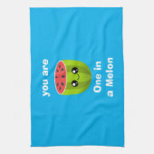 Eine in einem Melon Geschirrtuch (Vertikal)
