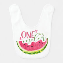 Eine in einem Melon Girl Baby Bib