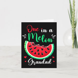 Eine in einem Melon Grandad Geburtstagsparty Match Karte