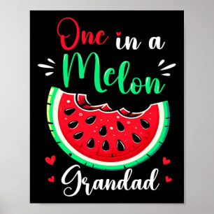 Eine in einem Melon Grandad Geburtstagsparty Match Poster