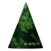 Eine in einem Melon Green Watermelon Frucht Geburt Partyhütchen (Links)