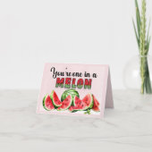 Eine in einem Melon-Lehrer-Wertschätzung Dankeskarte (Vorderseite)