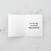 Eine in einem Melon Niedliche Wassermelone Rosa Ge Karte (Innenseite)