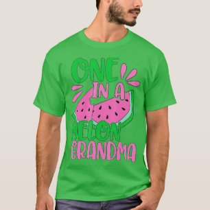 Eine in einem Melon Oma Watermelon Rosa Großmutter T-Shirt