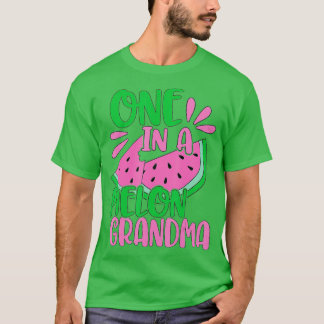 Eine in einem Melon Oma Watermelon Rosa Großmutter T-Shirt