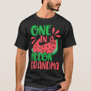 Eine in einem Melon Oma Watermelon Rote Großmutter T-Shirt
