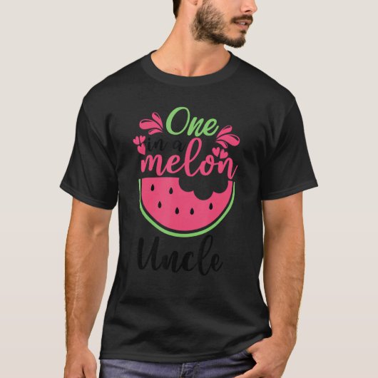 Eine in einem Melon Onkel Watermelon Familie Match T-Shirt (Vorderseite)