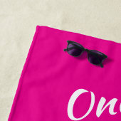 Eine in einem Melon Personalisierte Wassermelone Strandtuch (Beispiel)