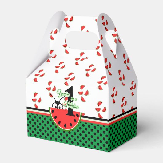 Eine in einem Melon Picnic Ant mit Watermelon Geschenkschachtel (Vorderseite)