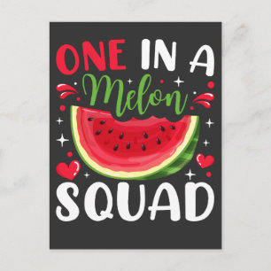 Eine in einem Melon Squad B-Day-Party Postkarte