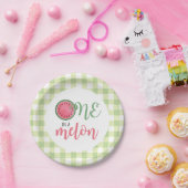 Eine in einem Melon Watermelon First Birthday Pape Pappteller (Party)