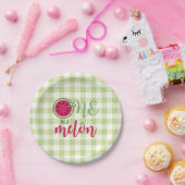 Eine in einem Melon Watermelon First Birthday Pape Pappteller (Party)