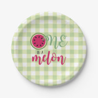 Eine in einem Melon Watermelon First Birthday Pape