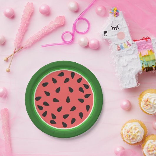 EINE IN EINEM MELON WATERMELON PAPPTELLER (Party)