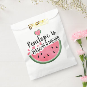 Eine in einem Melon Watermelon Personalisierten Ge Geschenktütchen