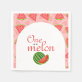 Eine in einem Melon Watermelon Serviette (Vorderseite)