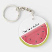 Eine in einem Melon Watermelon Slice Schlüsselanhänger (Vorderseite)