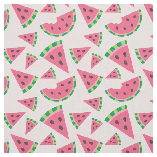 Eine in einem Melon Watermelon Slices & Blush Pink Stoff (Muster)
