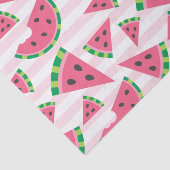 Eine in einem Melon Watermelon Slices & Pink Strip Seidenpapier (Ausschnitt)