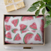 Eine in einem Melon Zitat Wassermelone Wasserfarbe Seidenpapier (Geschenk)