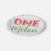 Eine in einer Mellon-Papierplatte Pappteller (Schrägansicht)