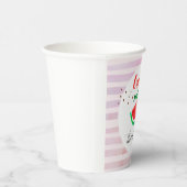 Eine in einer Melon-Birthday-Papiertasse Pappbecher (Rechts)