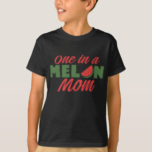 Eine in einer Melon-Mama Mutter Mamas Wassermelone T-Shirt