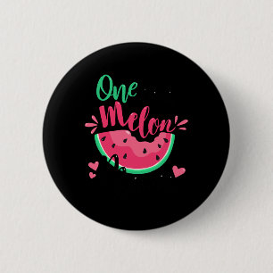 Eine in einer Melon-Mama Sommer Geburtstagsparty M Button