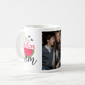 Eine in einer Melon-Mama Wassermelone Foto Kaffeetasse (Vorderseite Links)
