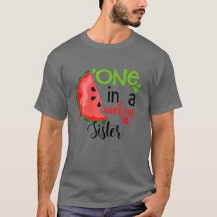 Eine in einer Melon Schwester Geburtstag Matching T-Shirt