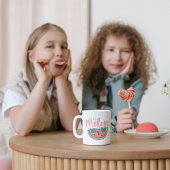 Eine in einer Melon-Tasse Kaffeetasse
