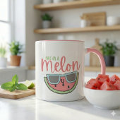 Eine in einer Melon-Tasse Tasse