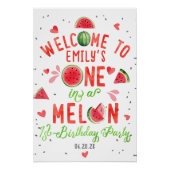 Eine in einer Melone, Begrüßungszeichen für den 1. Poster (Vorderseite)