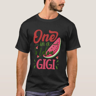 Eine in einer Melone Gigi Wassermelone Familie Geb T-Shirt