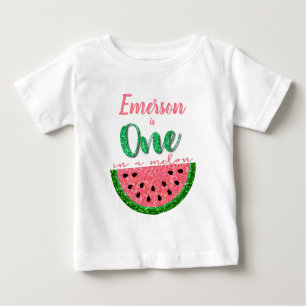 Eine in einer Melone, Watermelon onsie, Birthday t Baby T-shirt