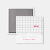 Eine in einer Million Herzen speichern das Datumsf Magnet (Vorderseite/Rückseite)